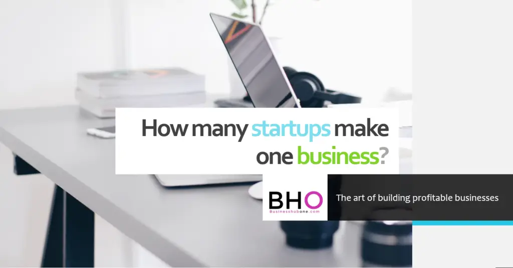 how many startups make one business