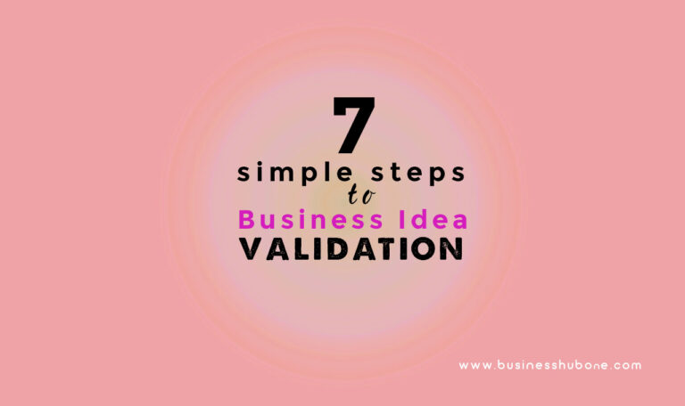 7 simple steps to Business Idea Validation