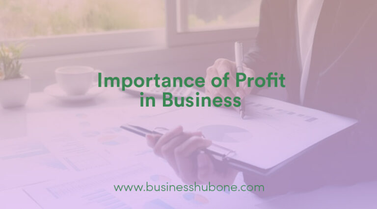 Why is profit important in Business?