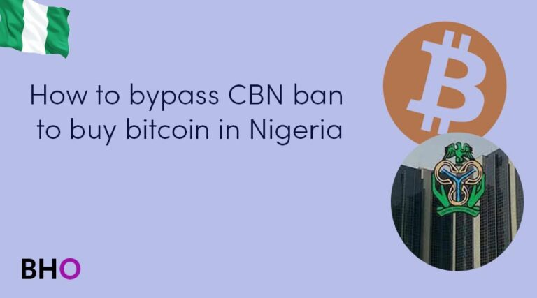 How to bypass CBN ban to buy bitcoin or any other cryptocurrency in Nigeria.